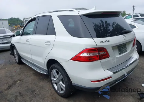 2015 Mercedes-Benz Ml 350 4Matic из США, поврежденный, VIN 4JGDA5HB3FA554844